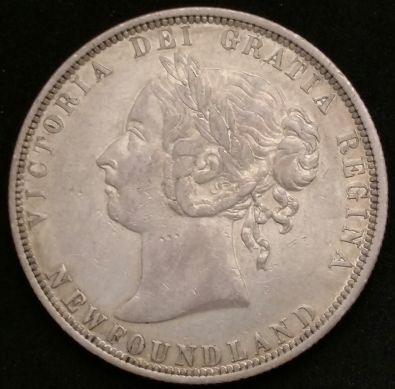 Newfoundland-1882-H-50-Cent-Planchet-Flaw?